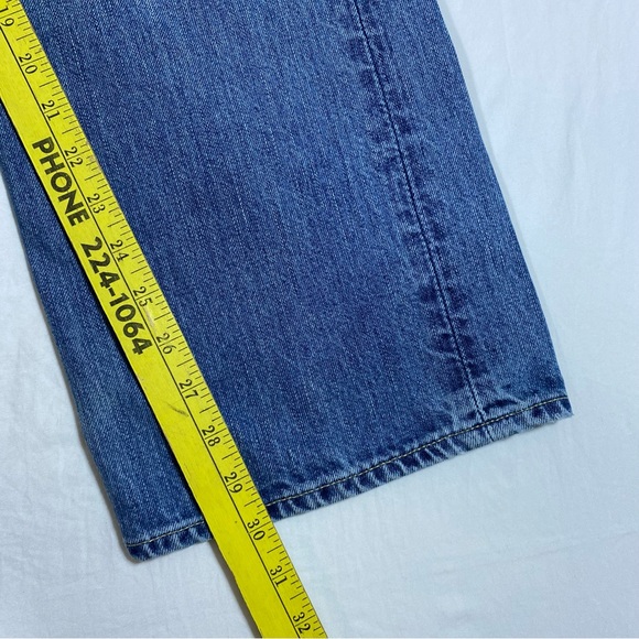 Ralph Lauren Straight Leg Jeans Womens High waist Distressed Medium wash… - Picture 8 of 10